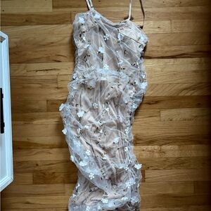 Elegant Floral Embellished Dress